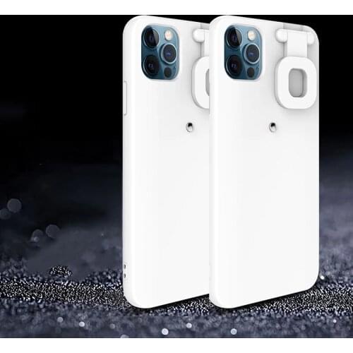 LED Light Up Selfie Flash Shockproof Phone Case For iPhone 11 12 Pro Max 7 8 Plus Photo Fill Light Artifact Back Cover Cases