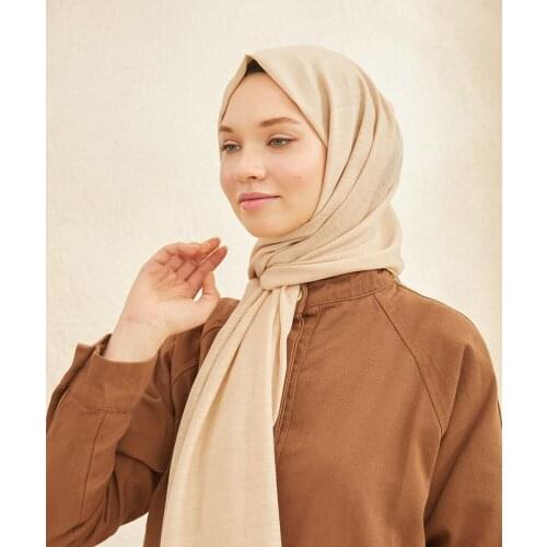 Salland Pearl Series Beige Shawl Comfortable Product Fashion Hijab Flexible and Breathable Comfortable Fabric Quality Sturdy Original Non-iron Easy to Use Quality Shawl Stylish Designs Casual Style Original PEABEJ001