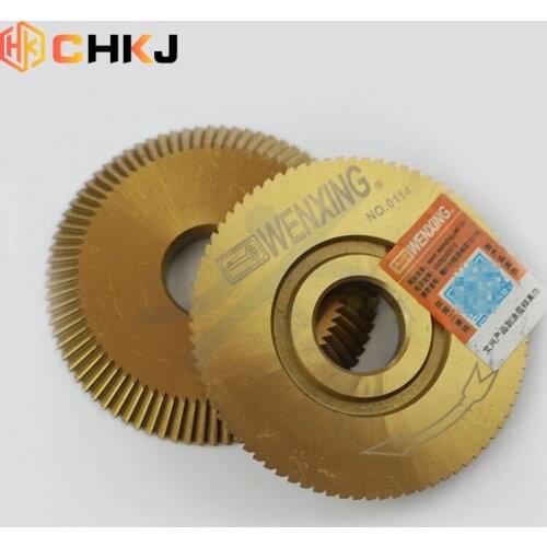 CHKJ Locksmith Tool Face Milling Cutter 0114 (60X6X16) For Wenxing Key Cutting Machine 100A1,100A2,100A3,233A,233B,233C,100B,283