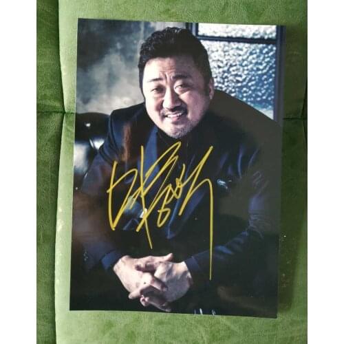 Hand signed Tong Seok Tong-Seok Ma autographed photo 5*7 The Gangster autograph in ink 072019E