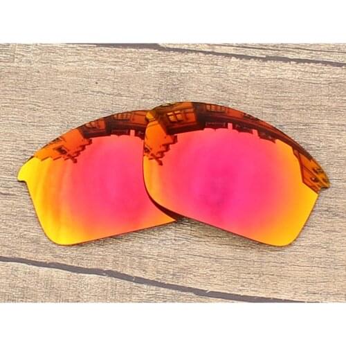 Vonxyz Ruby Mirror Polarized Replacement Lenses for-Oakley Bottle Rocket Frame
