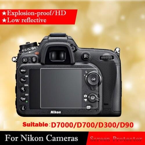 Tempered Glass Screen Protector For Nikon D7000 D700 D300 D90 Camera Film Tempered Glass Film Camera Screen Protector Film