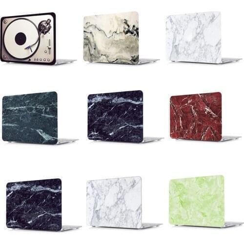 2016-2020 years Marble Pattern Laptop Hard Case Cover Shell + Keyboard Cover For Macbook Pro 13.3 15 16 inch New M1 Chip A2338