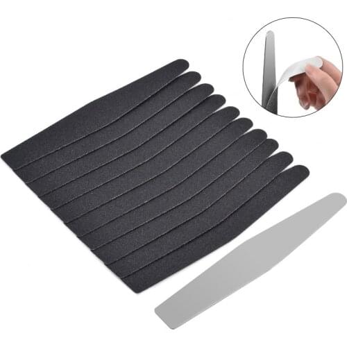 1 Pc Strip + 10pcs Nail Files for Gel Nails Professional Manicure Sandpaper Buffer Pedicure Double-sided Set De Limas Nail Tools