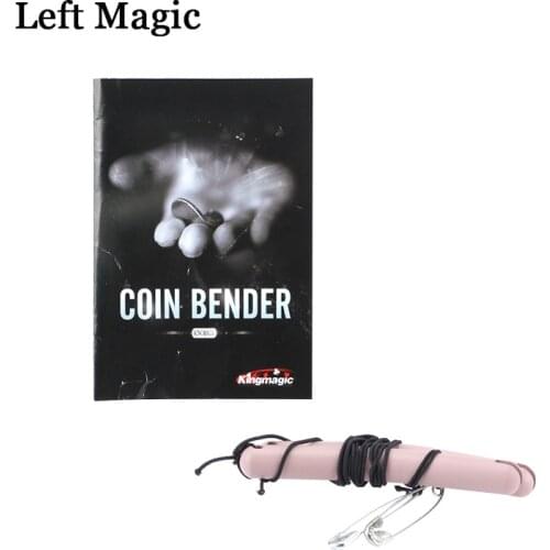 1pcs Bender Coin close up Magic Tricks Bend Signed Coins Magic illusion