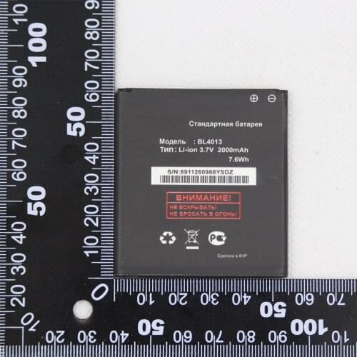 100% Original Battery 2000mAh BL4013 BL 4013 For Fly Iq441 Iq 441 Accumulator Battery Replacement