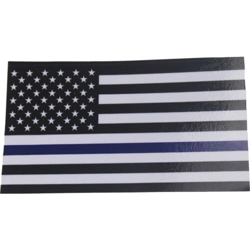 11.11 New Arrival Stickers accessories The USA Nation Flag the thin Blue Lines Stripe united states of american stickers