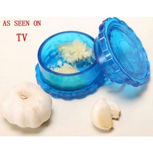 3 pieces/lot Garlic Crusher Peeler Spice Mincer Stirrer Presser Slicer Ginger Clear Kitchen Tool presses