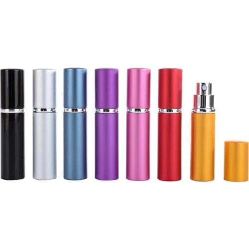 5ml Aluminium Anodized Compact Perfume Bottle Aftershave Atomiser Atomizer Fragrance Glass Scent-bottle LX7823