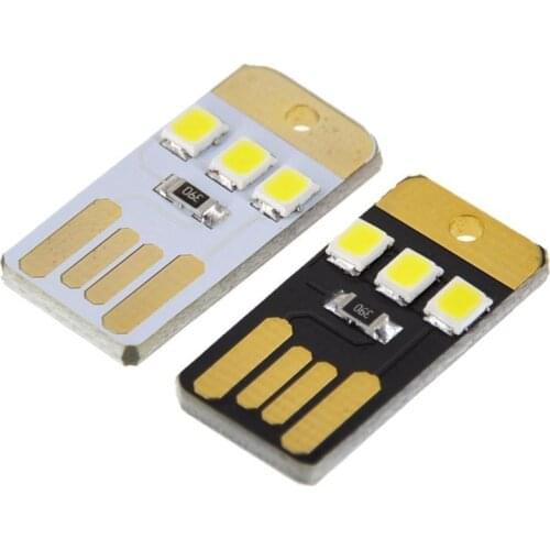 5pcs Mini super bright USB keyboard light notebook computer mobile power supply chip LED Nightlight