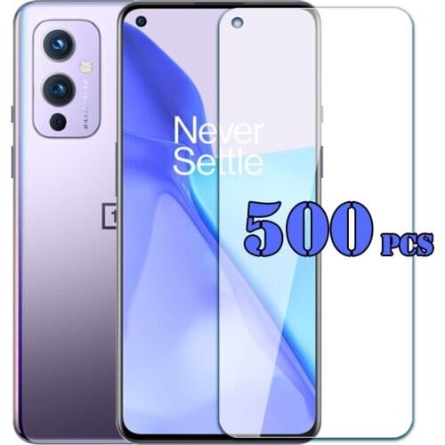 500pcs 2.5D Tempered Glass Premium Shield 9H Screen Protector Film Guard For OnePlus 9 Lite 9E 9R 8T Nord CE 5G Nord 2 N10 N100