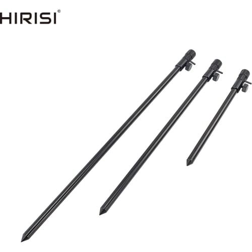 Aluminum Black Fishing Bank Sticks Carp Fishing Pod Rod Support Telescopic 40-70cm
