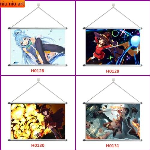 Anime KonoSuba Aqua Megumin Dark Diamond Painting Diamond Inlaid Diamond Mosaic Diamond Embroidery Cross Stitch Kits Home Decor