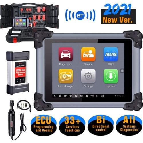 Autel MaxiSys MS908S Pro OBD2 Scanner ECU Programming Tools for BWM/BENZ with MV108 Bi-Directional Control PK MaxiSys Elite