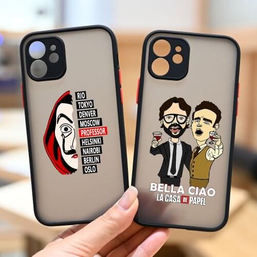 Nairobi Berlin Denver TPU Phone Case for IPhone 12 11 Pro Max X XR XS 6s 7 8 Plus SE 2020 Money Heist House Paper TV-Show Cover