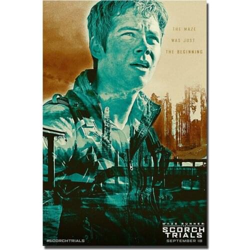 D0673 Maze Runner The Death Cure Movie Silk Fabric Poster Art Decor Indoor Painting Gift