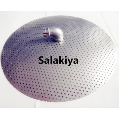 False Bottom Diameter 305mm(12")With 1/2" DN15 Male Pipe Fittings Thread And 21mm Hose Connector Stainless Steel 304