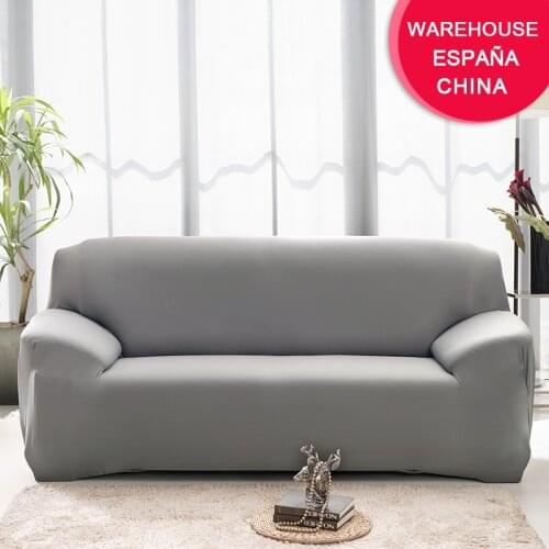 Elastic White Sofa Cover Stretch Tight Wrap All-inclusive Sofa Covers for Living Room Couch Cover Chair Sofa Cover Pillow Case