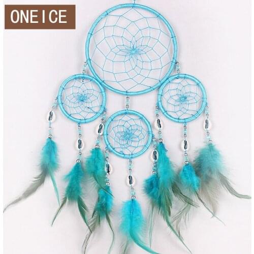 4 Circle Dream Catcher Monternet Home Decoration Pendant Indoor Wall Ornaments christmas decorations for home