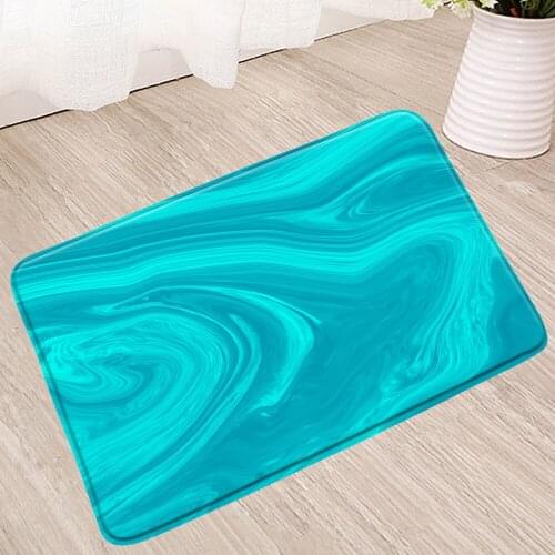 Marble Geometric Bath Mat Absorption Stripe Non-Slip Rug Floor Shower Kitchen Toilet Carpet Pedal Doormat Entrance Bathroom Mats
