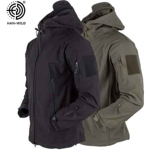Men Military Tactical Jacket Male Shark Soft Shell Jackets Waterproof Windbreaker for Man US Army Clothing Warm Fleece Coats