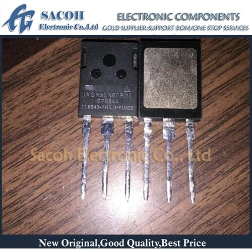 Free Shipping 10Pcs IXGR50N60BD1 IXGR50N60B IXGR50N60A2U1 IXGR50N60 ISOPLUS247 50A 600V Power IGBT Transistor