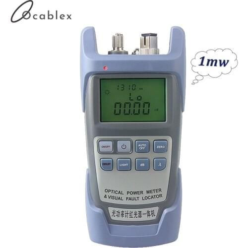 Free Shipping AUA 9 Laser Power FTTH Fiber Optic Optical Power Meter Cable Tester