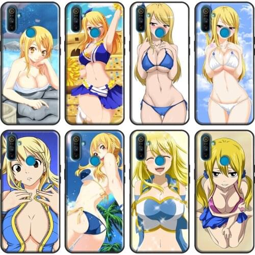 Sexy Lucy Fairy Tail Soft For OPPO Realme 6 7 Pro X7 X50 GT C11 C3 Cover For OnePlus 8 Pro Nord 8T 7T Phone Case