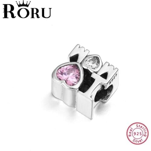 925 Sterling Silver i Love Mom Letter Pendant Charms fit Bracelets Fashion Jewelry Mother Gift