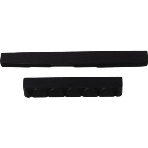Bridge Saddle And Nut Ebony Material For 6 String Classical Guitar