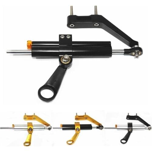 For Honda CBR 954RR CBR954 RR 2002 2003 CNC Steering Damper Stabilizer Set Linear Reversed With Mounting Bracket