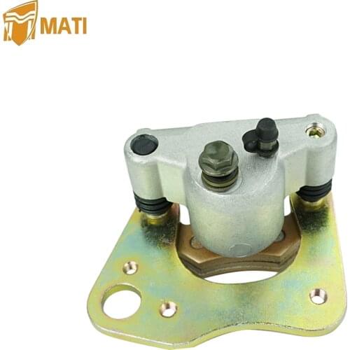 Front Left Brake Caliper for ATV Polaris Hawkeye 300 Scrambler Sportsman X2 400 450 500 570 700 800 # 1911540 with Pads