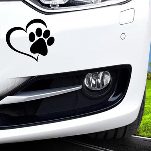 11*9.3CM Car Sticker Footprint Reflective Auto Waterproof Sun Resistant Window Sheeting 3D Windshield Decal Rear Affixed Cover