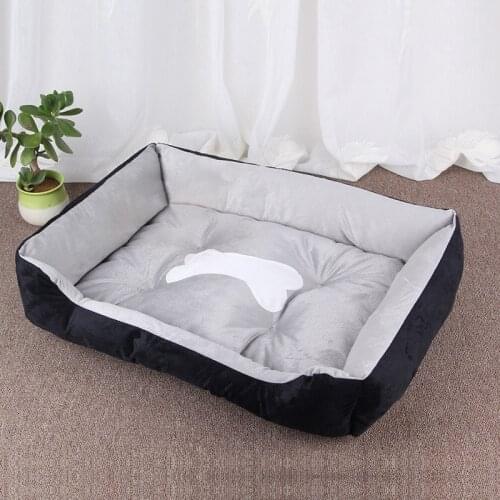 Warm Pet Dog Bed Non-slip Washable Small Medium Large Dog Soft Pet House Mat Lounger Bench Cat Sofa Supplies Pets Sleeping Nest