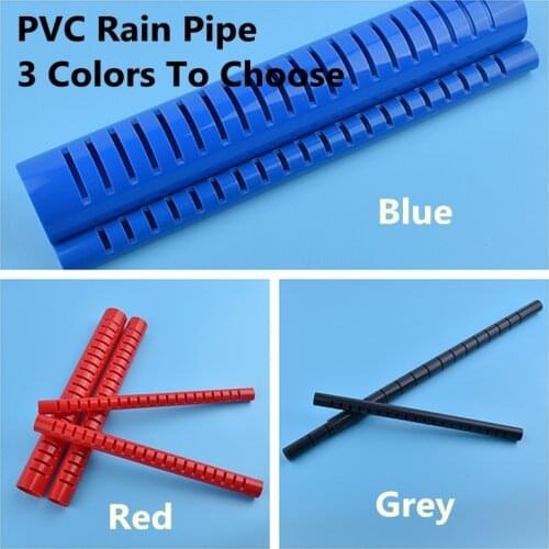 3 Colors 20~50mm Fish Tank Rain Pipe Drip Water Tube Downcomer Cess-Pipe Aquarium PVC Pipe Filter Accessories Drain Deluge Pipe