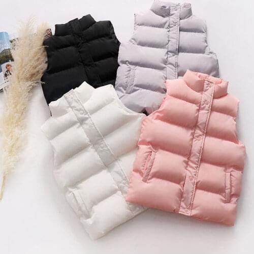 Woman Jacket Vest down Cotton Womens Short Autumn Winter Coat Vest Chaleco Mujer