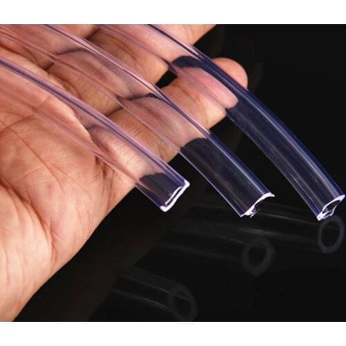 5meters/lot 13*18mm PVC Transparent Pipe High Transparent Hose Water Pipe