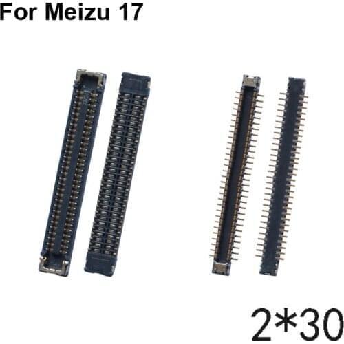5pcs Dock Connector Micro USB Charging Port FPC connector For Meizu 17 Logic on motherboard mainboard For Meizu17