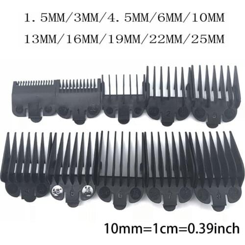 8/10Pcs Oil Head Electric Clippers Caliper Limit Comb Hair Clipper Tooth Guides Combs Cutting Tool Dropship New