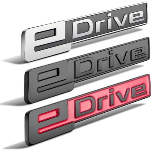 E Drive Logo Car Sticker For BMW X1 iX3 X2 X3 X5 X7 i3 3 5 7 serie F39 F11 F18 F30 F21 F52 Side Rear Waist Line EDrive Emblem