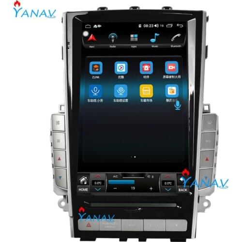 13.6 inch tesla car radio multimedia head unit For Infiniti Q50S Q50L Q50 Q60 auto video 2din android PX6 GPS navigation Tape re