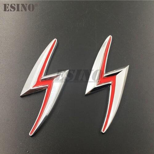 Car Styling 3D S Shape Car Metal Alloy Trunk Adhensive Badge Body Tailgate Displaceme Emblem For Nissan S14 S15