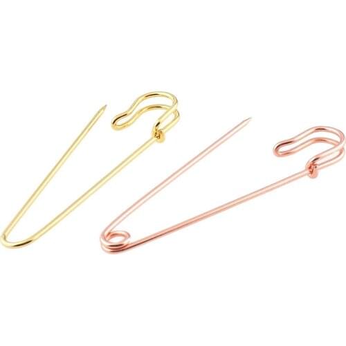 Stainless Steel Big Safety Pins 90*15mm DIY Rustproof Buckle Pin Metal Brooch Badge Sewing Needle Knit Cross Stitch Marker Tag