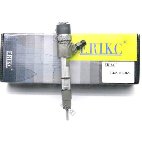 ERIKC 0 445 110 365 Common Rail Fuel Injector Adapter 0445110365 Electric Diesel Inyector 0445 110 365 Oil Common Rail Injection