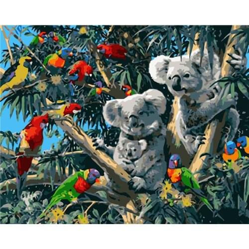 Bourgeois Love Beautiful Car Bus Oil Painting By Numbers Art Picture Acrylic Paint Drawing On Canvas For Couple Hand Painted