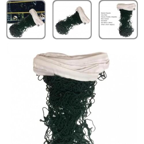 Polyester Excellent Easily Install Volleyball Net Replacement Sport Goods Sports Volleyball Net Collapsible for Training