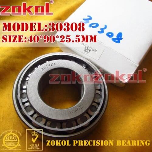 ZOKOL bearing 30308 7308E Tapered Roller Bearing 40*90*25.5mm