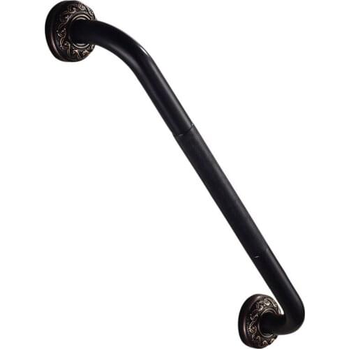 Bathroom Bathrtub Toilet Handrail Grab Bar Brass Carved Shower Safety Support Handle Bathroom Accesssories 51cm