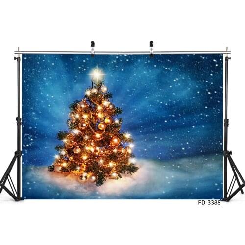 Christmas Tree Glitter Light String Backdrop Photobooth Decor Baby Newborn Photography Background Photocall Photo Studio Props