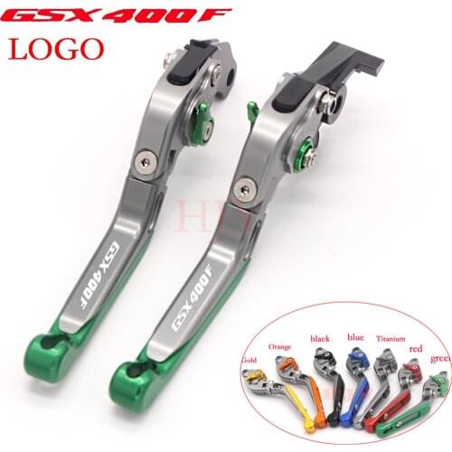 For SUZUKI GSX400F Impulse 1994-2004 GSX 400F GSX 400 F Motorcycle Folding Extendable Adjustable Brakes Clutch Lever CNC
